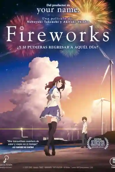 Fireworks (2017) ระหว่างเรา และดอกไม้ไฟ, Akiyuki Shinbo, Nobuyuki Takeuchi, Suzu Hirose, Masaki Suda, Mamoru Miyano - Movie777